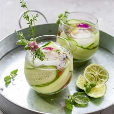 Cucumber Basil Lime Sipper