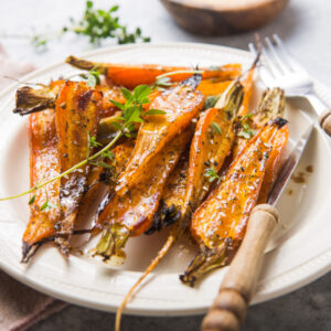 Roasted Carrot with Spicy Nasturtium Pepper Jelly Recipe