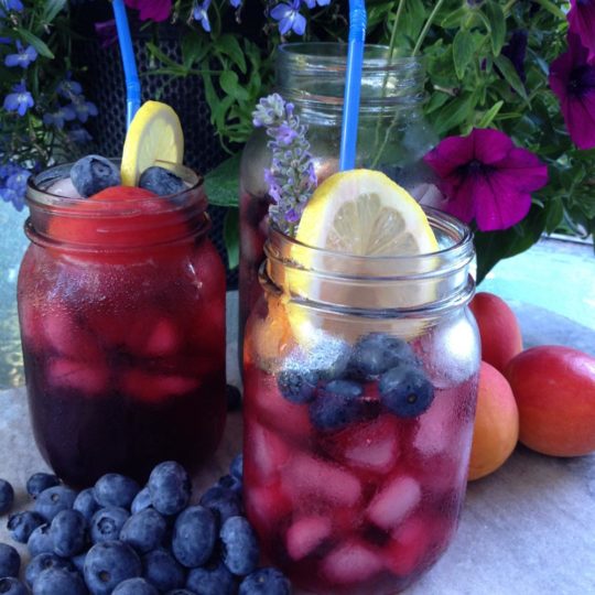 Iced Blueberry Tea Culinary Blossom