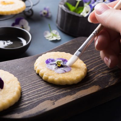 Edible Flower Cookie Recipe