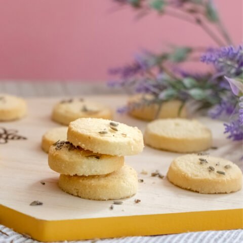 Lavender Shortbread Cookies