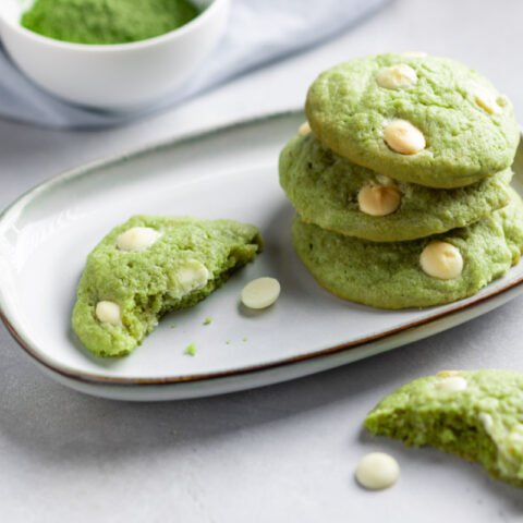 Matcha White Chocolate Chip Cookies