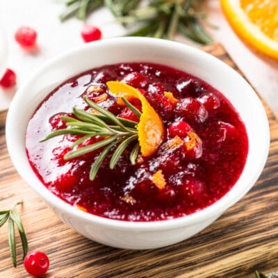 Festive Cranberry Orange Sauce