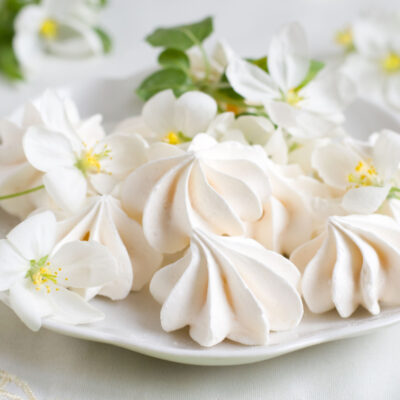 Blush Rose Vanilla Meringues